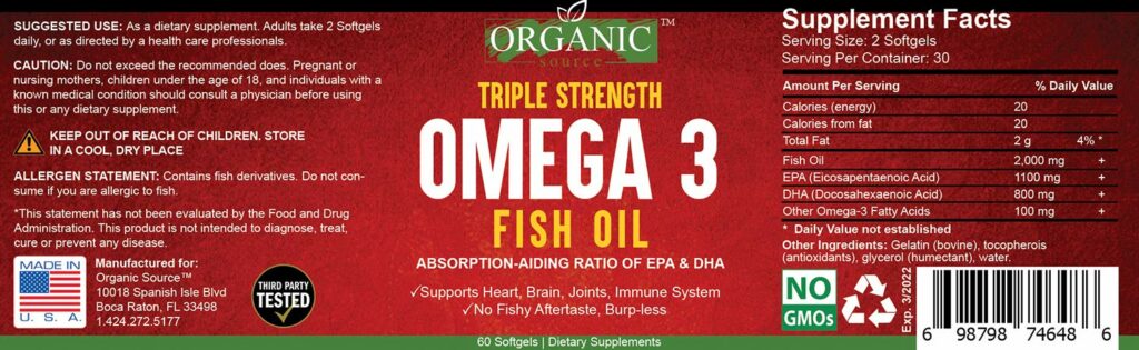 fish oil omega 3