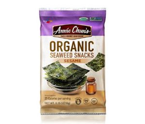organic seaweed snacks - sesame flavor